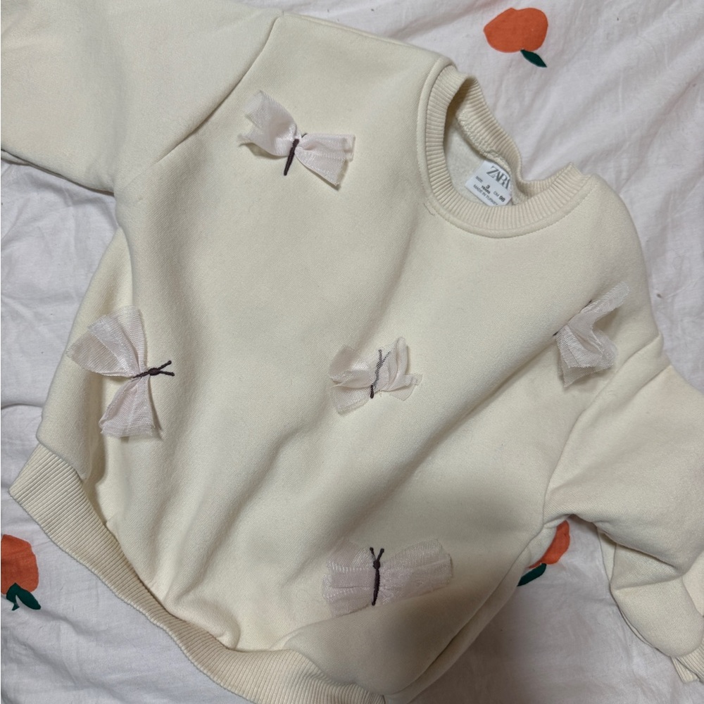 Zara Cream Knit Top